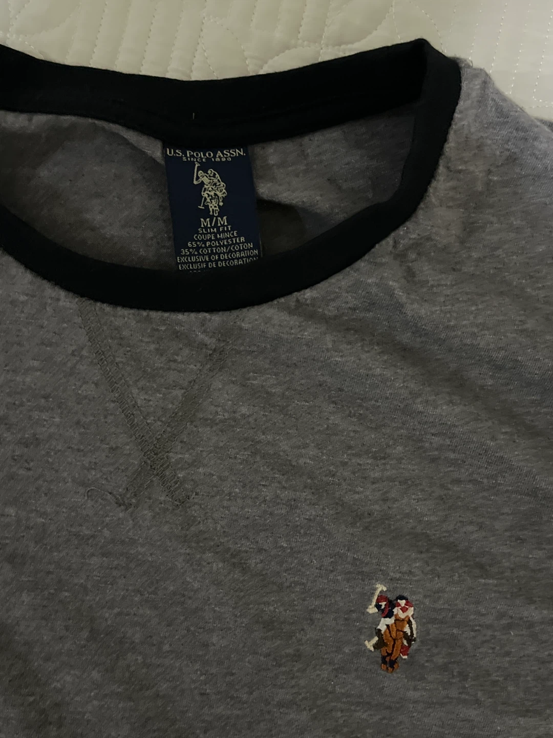U.S. Polo Assn. Long Sleeve Shirt M/M Grey - photo 2