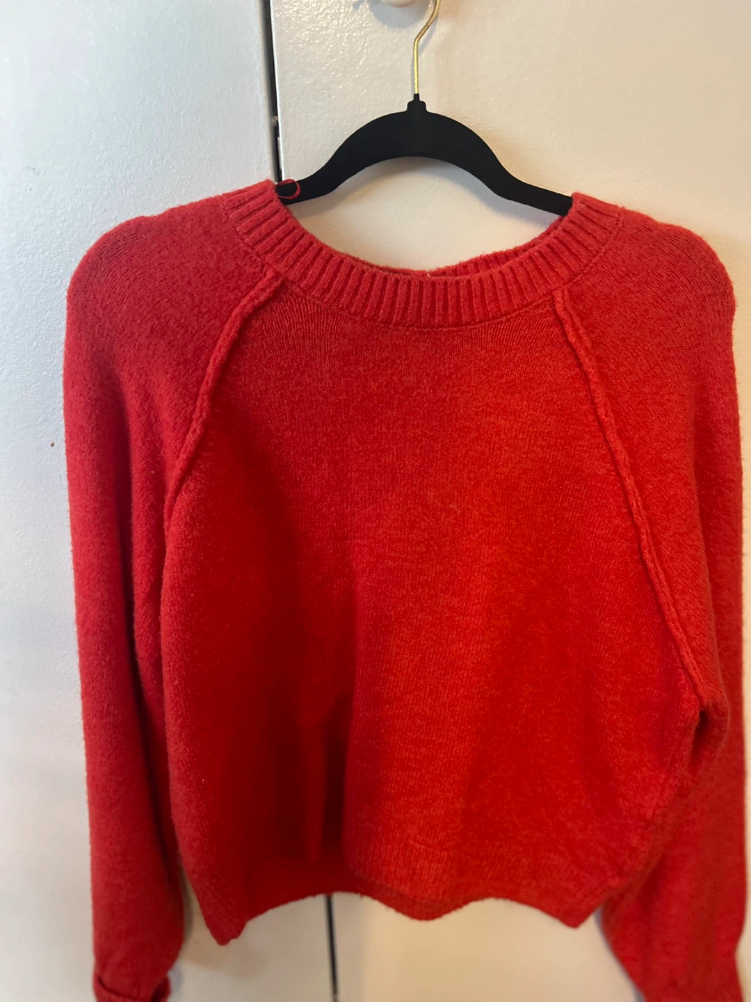 Zara Red Knit Sweater