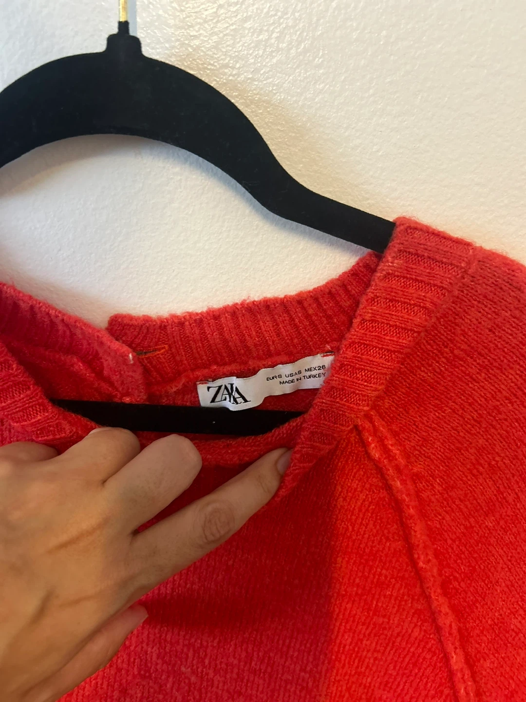 Zara Red Knit Sweater - photo 2