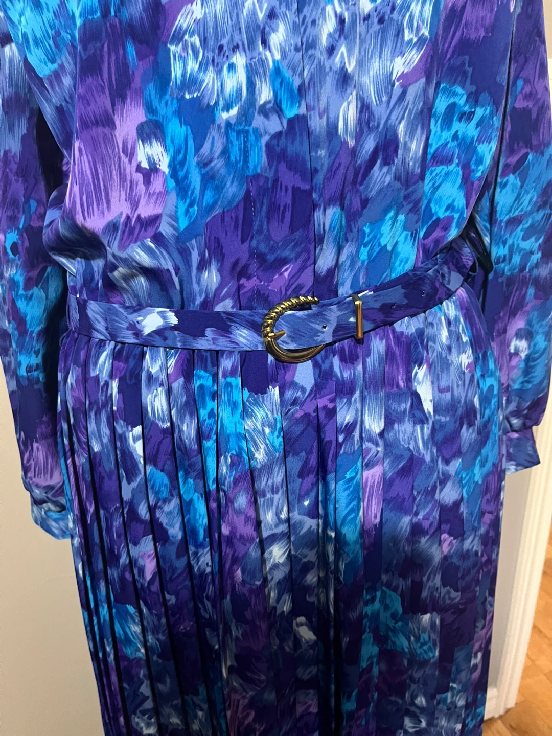 Size 14 Florentine Pleated Dress with Floral Print - photo 4
