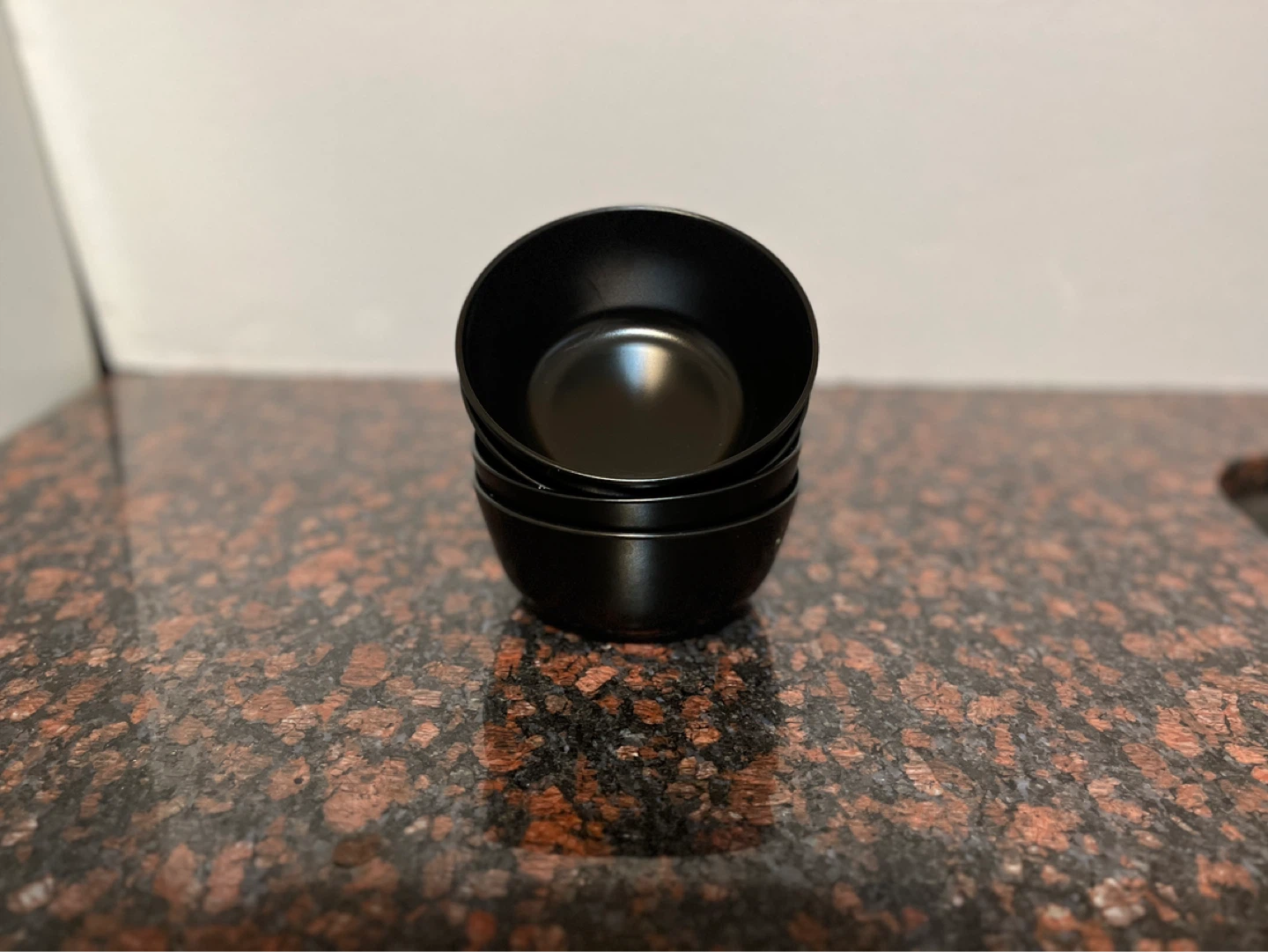 Set of 4 Black Mini Bowls