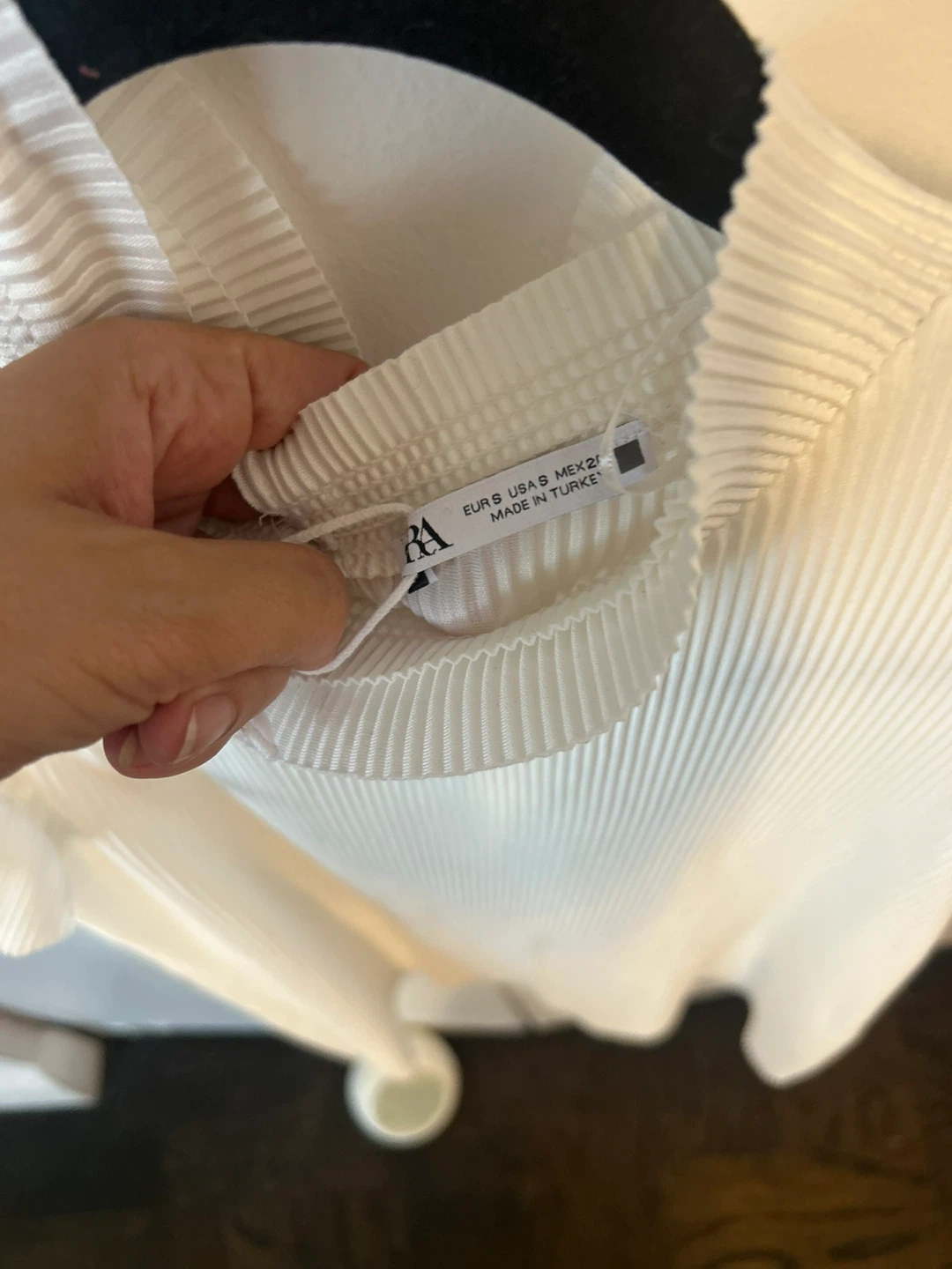 Zara Pleated Mock Neck Top - photo 2
