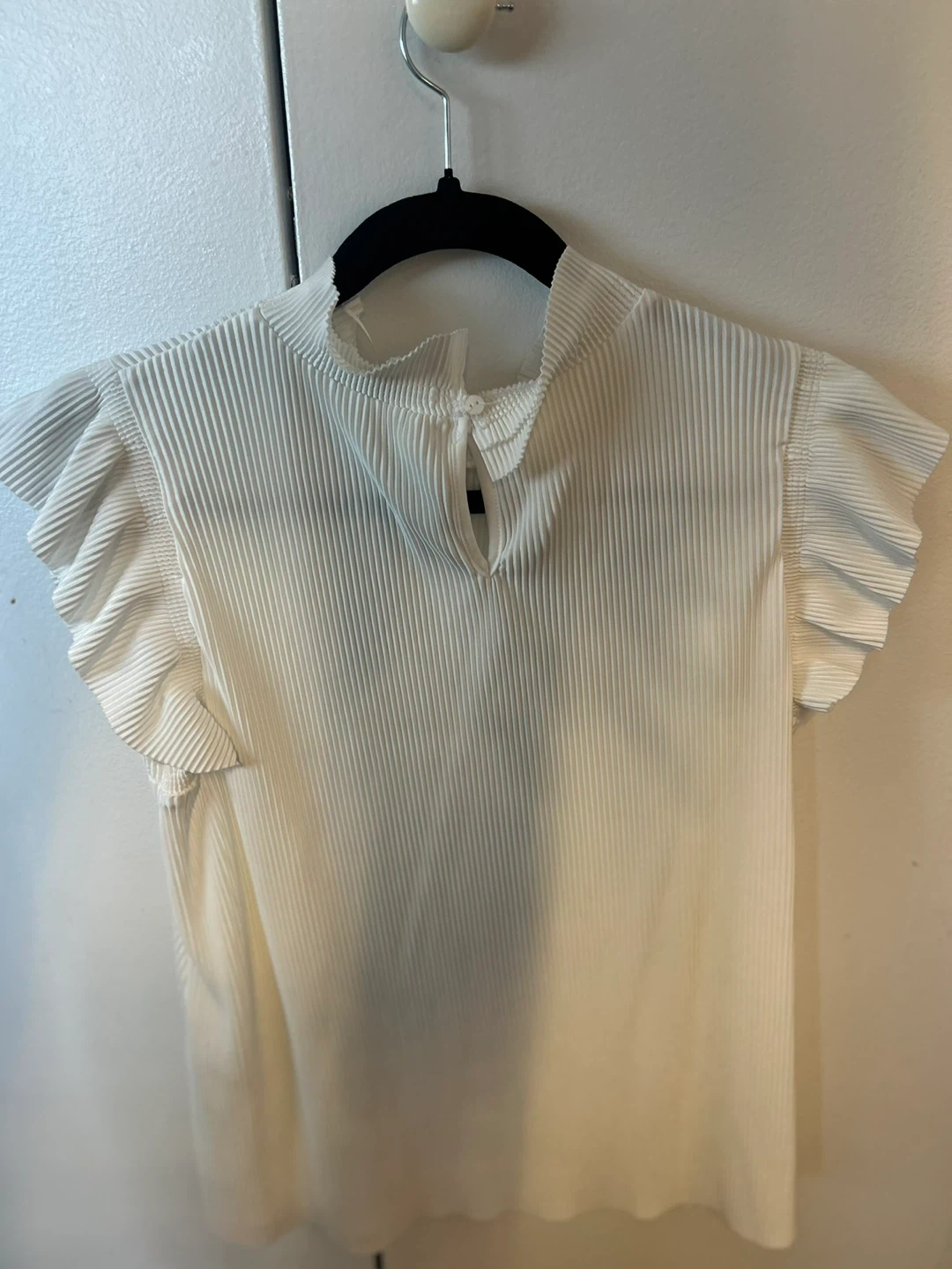 Zara Pleated Mock Neck Top - photo 3