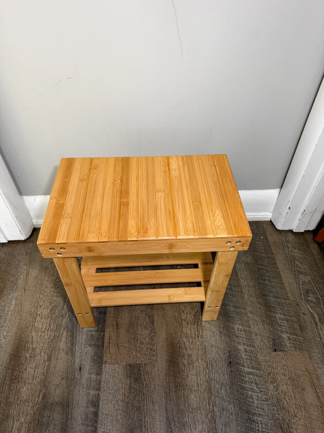 Bamboo Shower Bench - photo 4