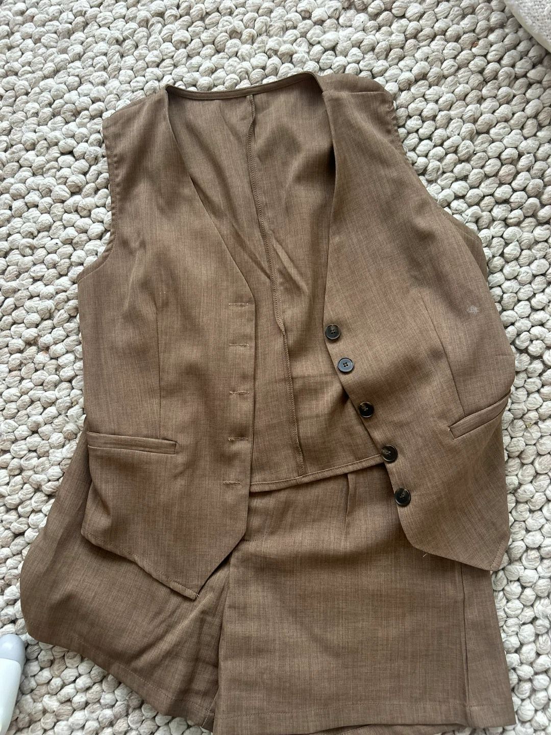 Brown Vest and Pants Set - photo 2