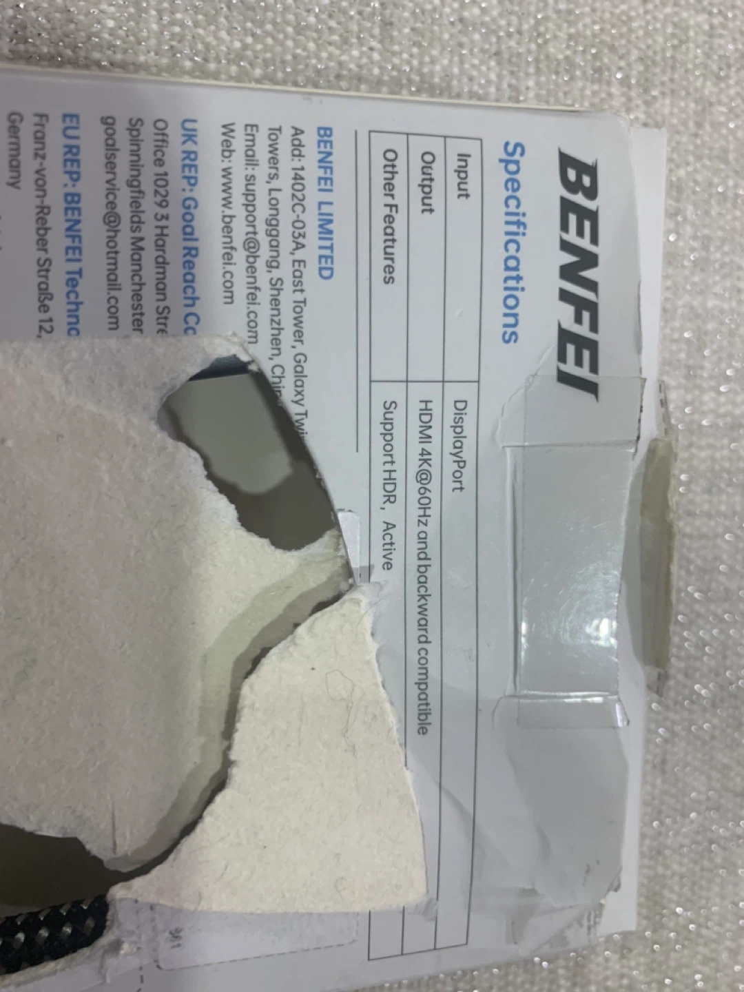 BENFEI Active DisplayPort to HDMI Adapter - photo 4