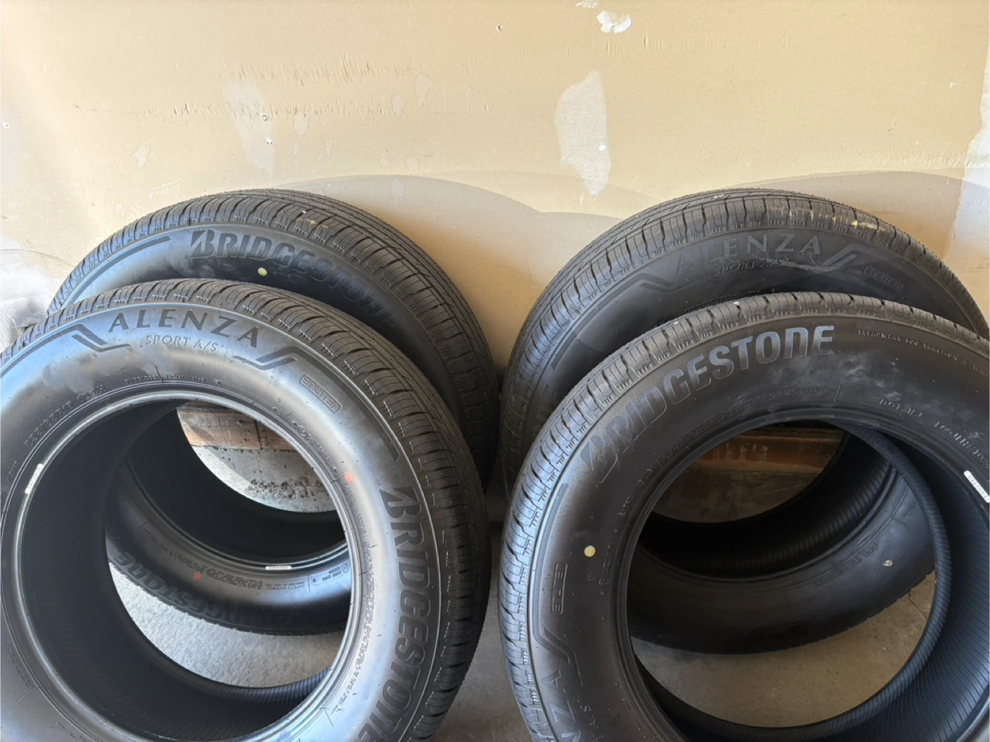 Bridgestone Alenza Sport A/S Tires (Set of 4) - 235/65R17 104H