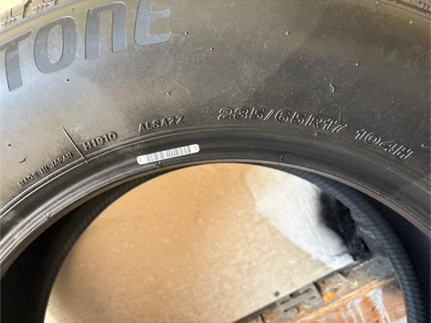 Bridgestone Alenza Sport A/S Tires (Set of 4) - 235/65R17 104H - photo 5