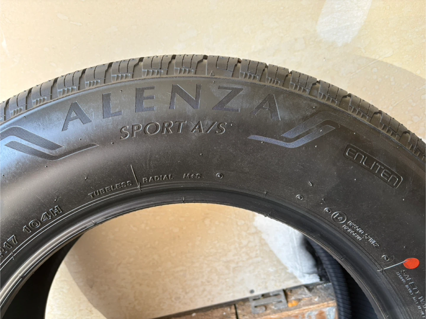 Bridgestone Alenza Sport A/S Tires (Set of 4) - 235/65R17 104H - photo 3