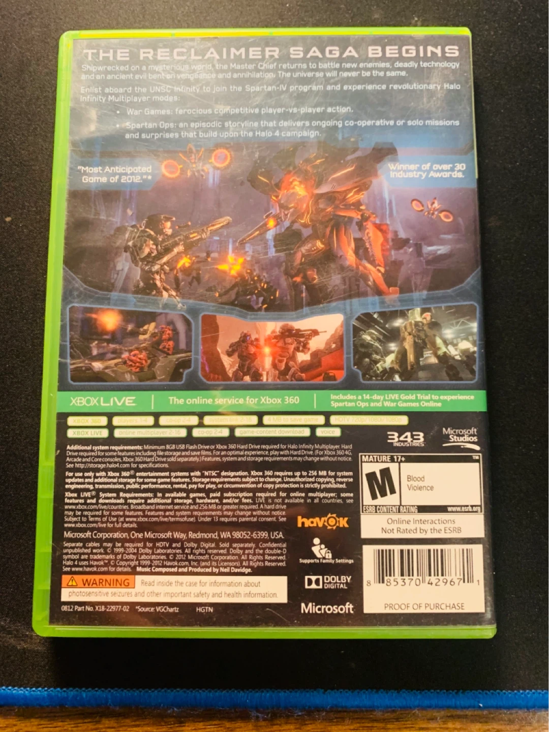 Halo 4 xbox 360 - photo 4