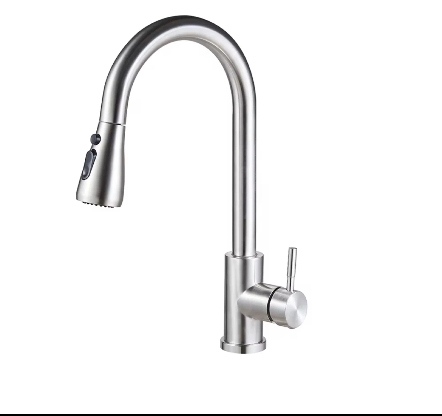 Brushed Nickel Pull-Down Kitchen Faucet - photo 3