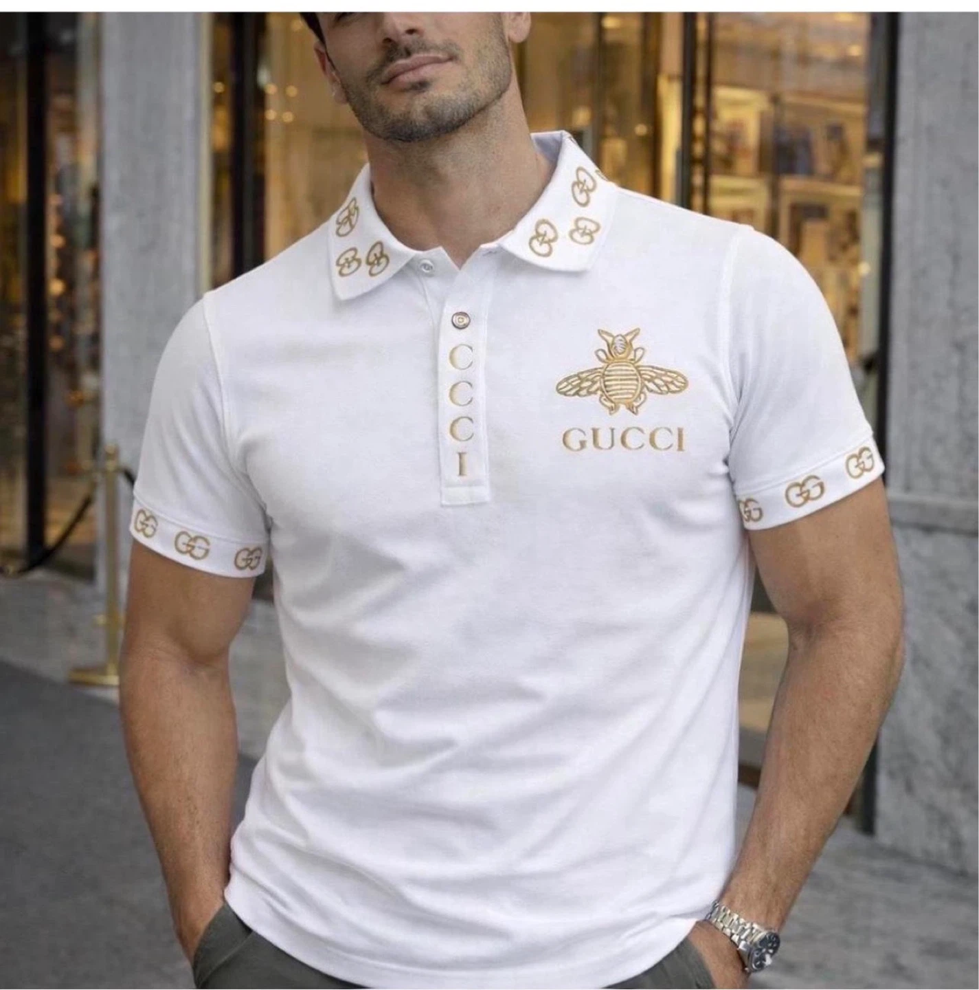 Gucci Bee Polo Shirt - photo 2