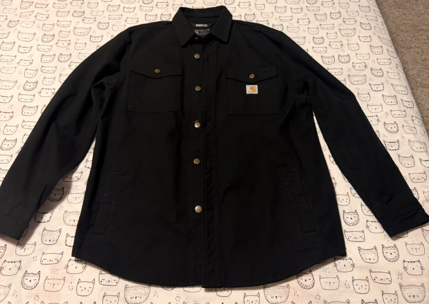 Carhartt Black Long Sleeve Work Shirt Men's M - photo 2