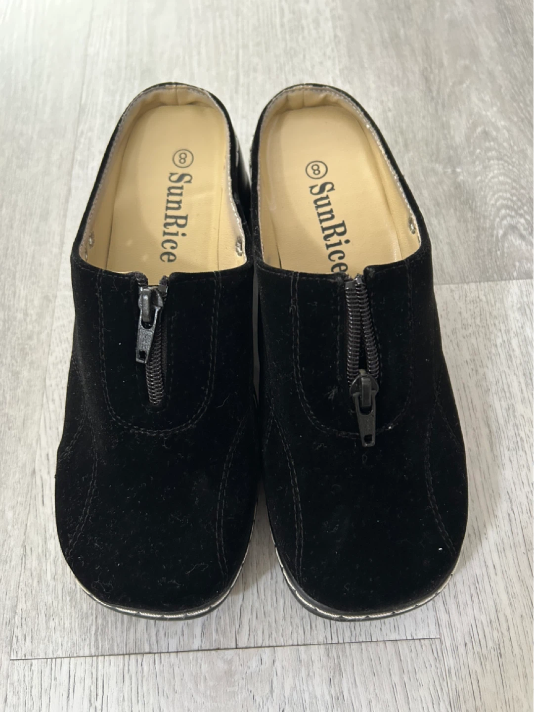 SunRice Black Clog Shoes with Zipper - photo 2