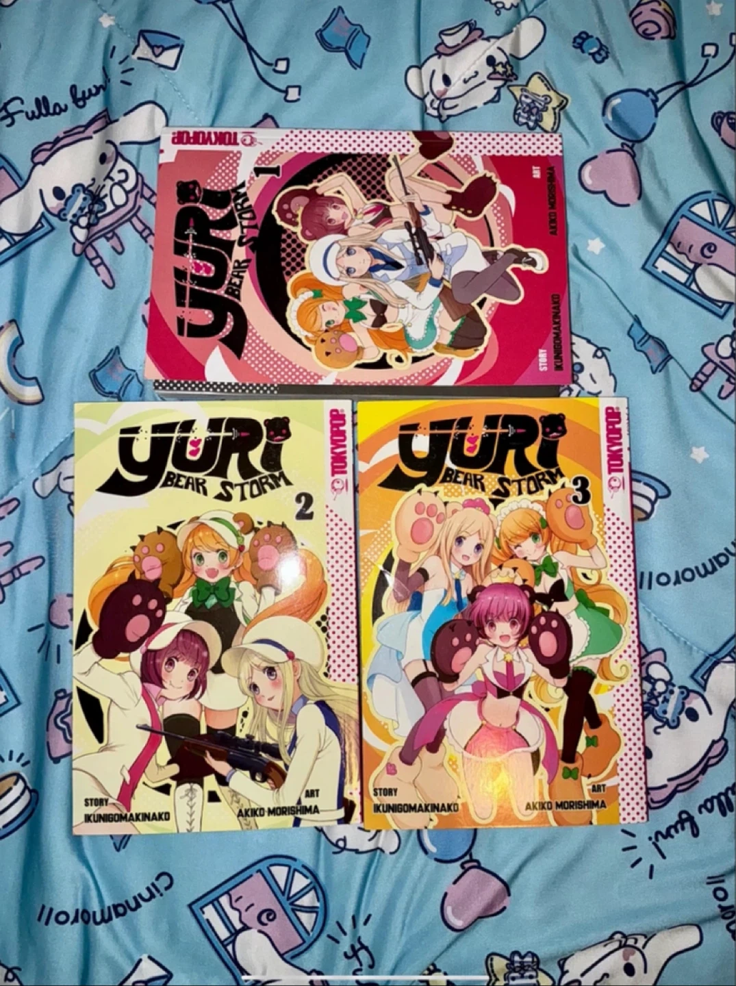 Yuri Bear Storm Manga Volumes 1-3