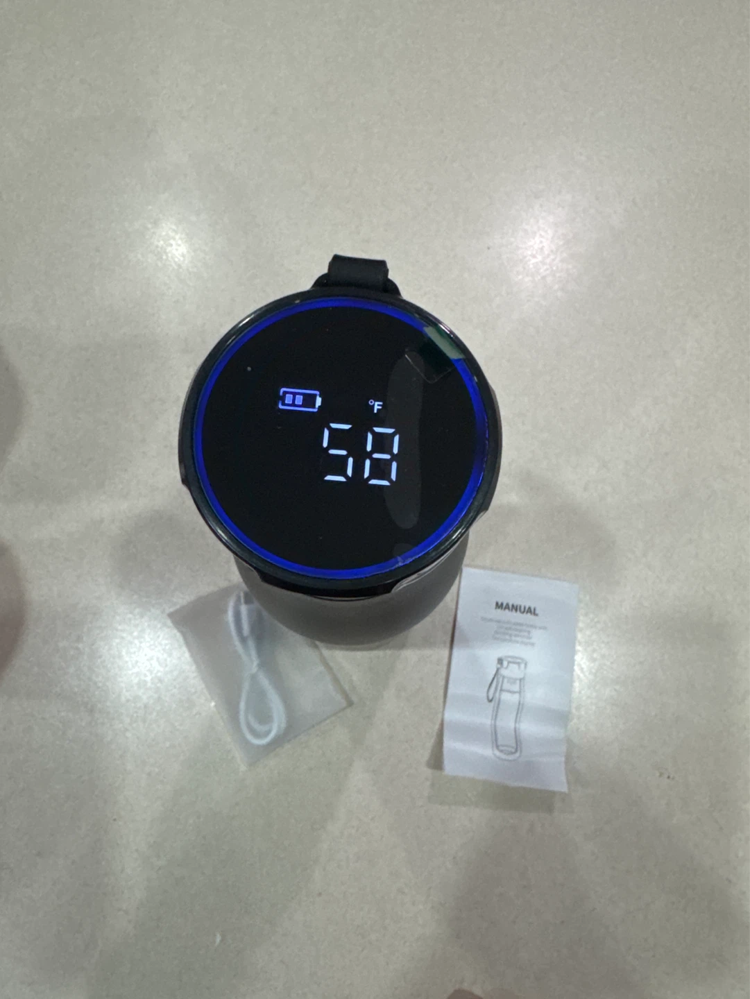NexAura Smart Water Bottle with Temperature Display - photo 4