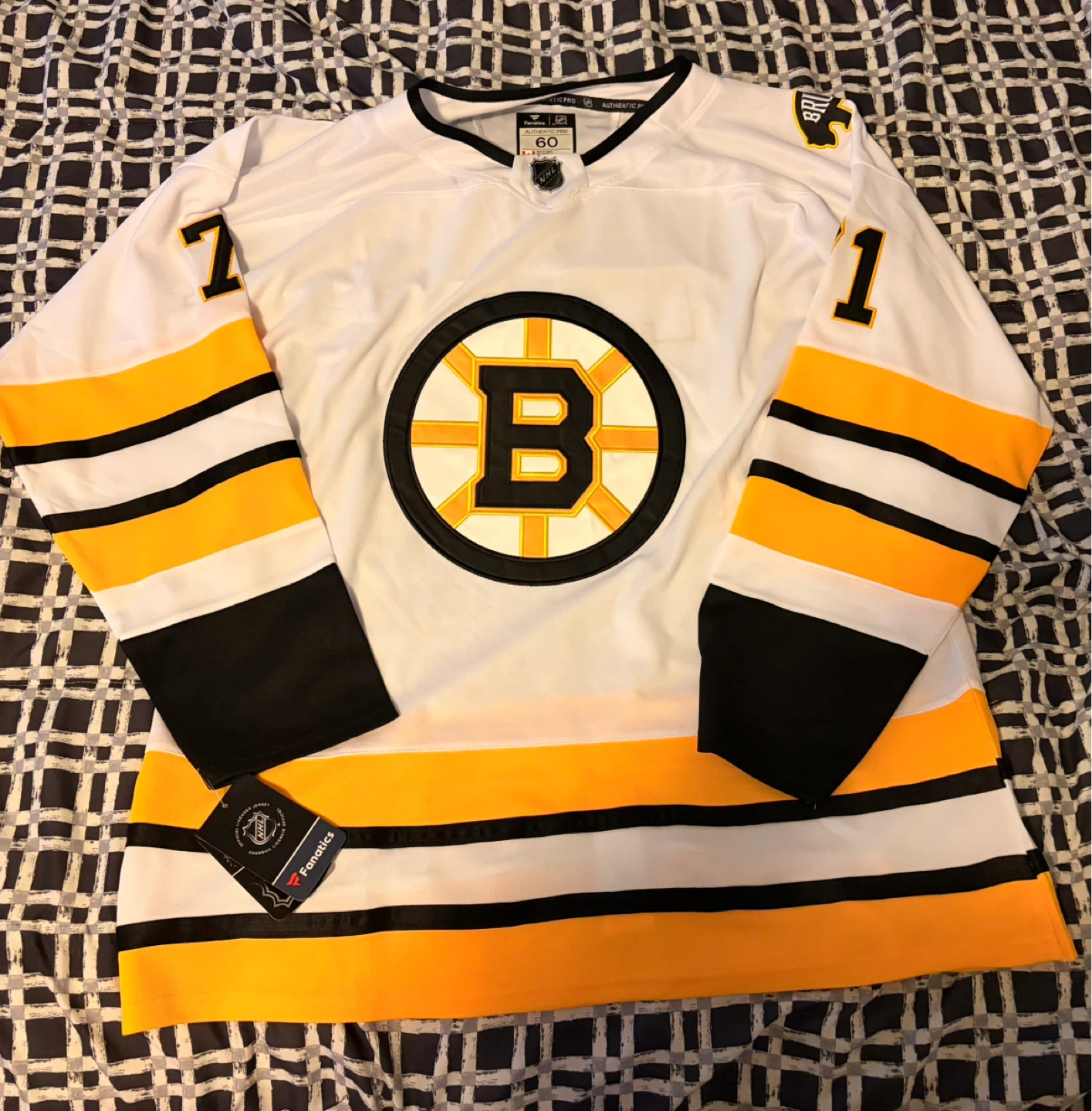 Boston Bruins Arvidsson #71 Hockey Jersey