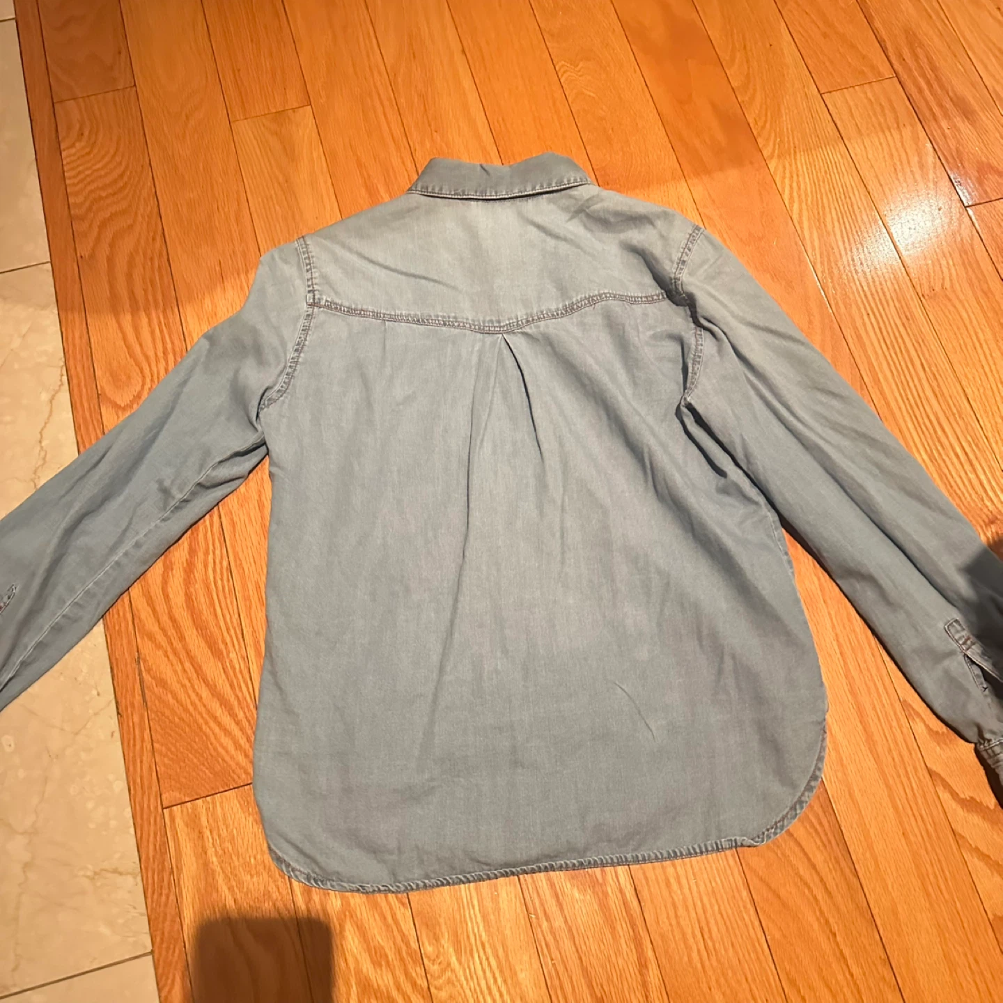 Zara Denim Shirt - Light Wash - photo 3