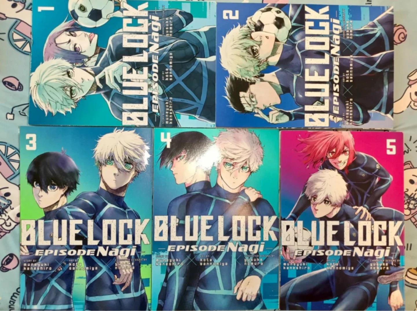 Blue Lock: Episode Nagi manga volumes 1-5
