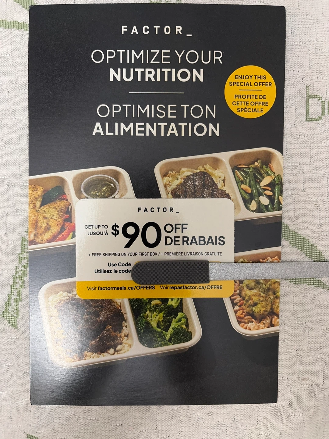 Free free free FACTOR $90 off Coupon