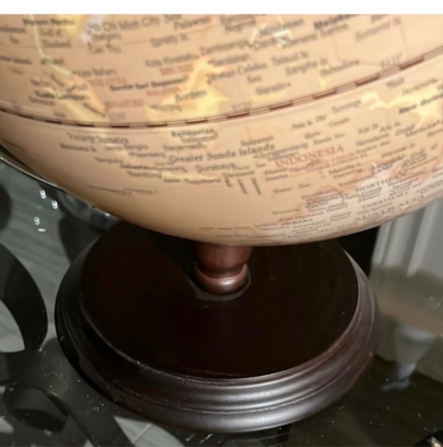 Decorative Globe with Wooden Base - photo 2