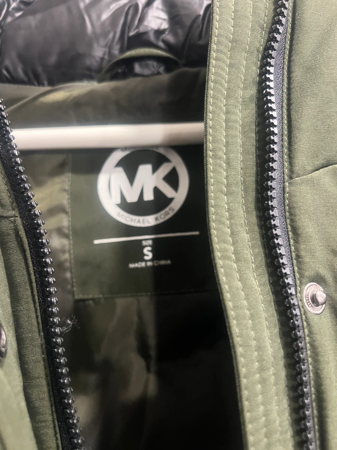 Michael Kors Puffer Vest Green Size S - photo 4