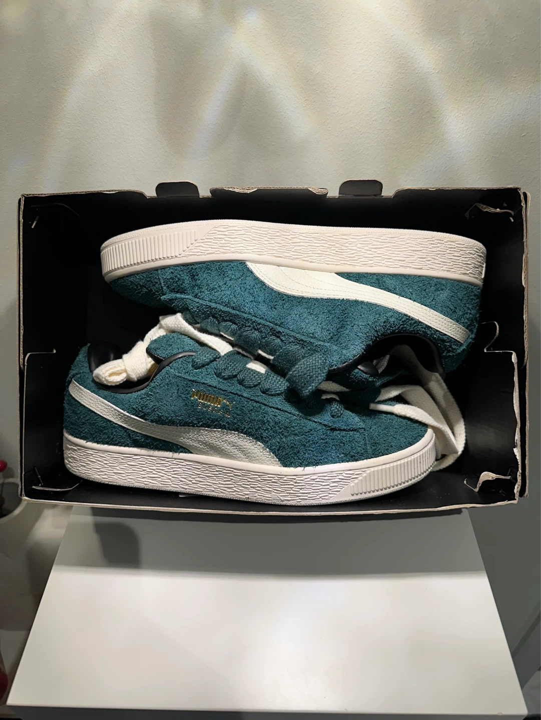 Puma Suede XL Jackhammer Sneakers - Dark Myrtle (Brand New)