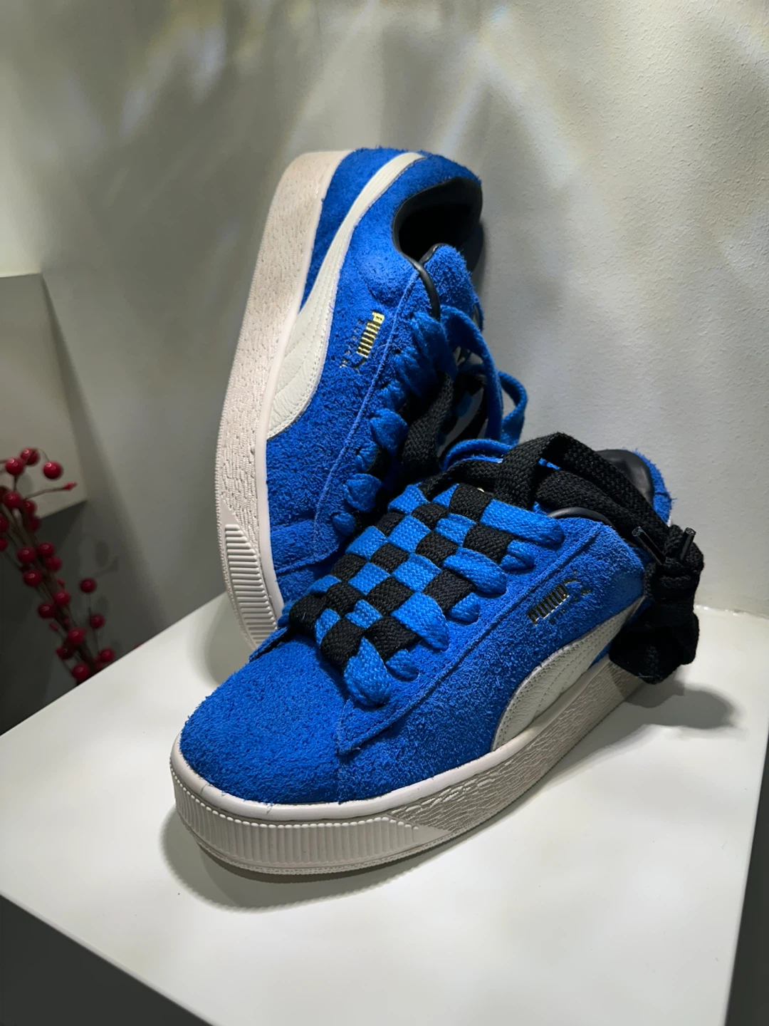 Puma Suede XL Jackhammer bluemazing-frosted ivory Shoes - photo 3