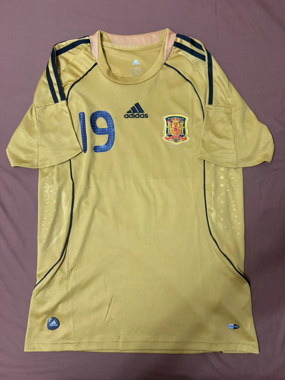 Adidas Spain National Team Soccer Jersey #19 Senna