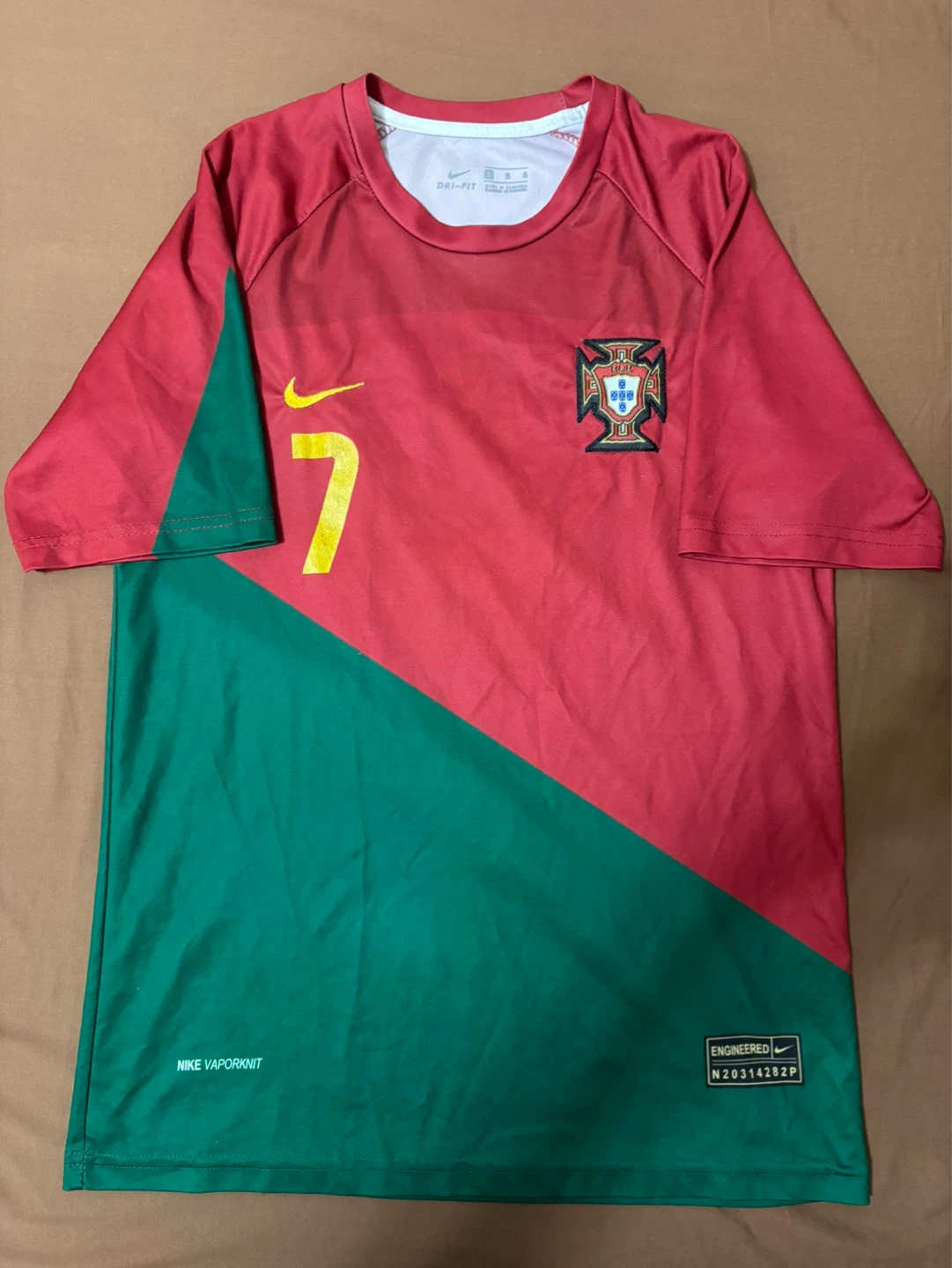 Portugal Ronaldo #7 Soccer Jersey Nike VaporKnit