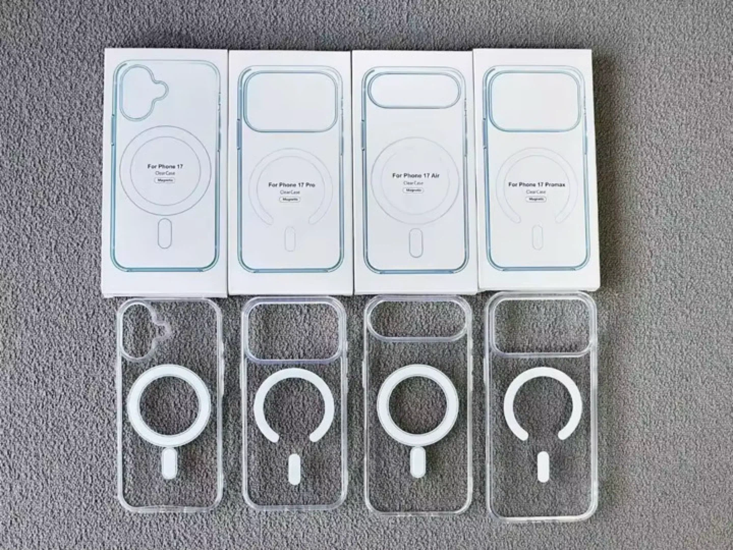 Clear Magnetic Phone Cases for iPhone 17 series - photo 2