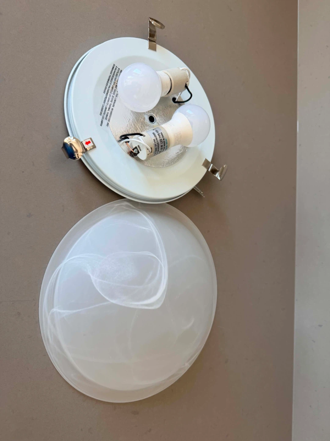 Ceiling Light Fixture Shades with Hardware
