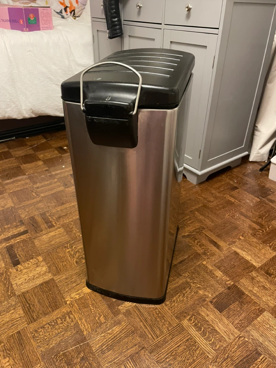 Stainless Steel Step Trash Can