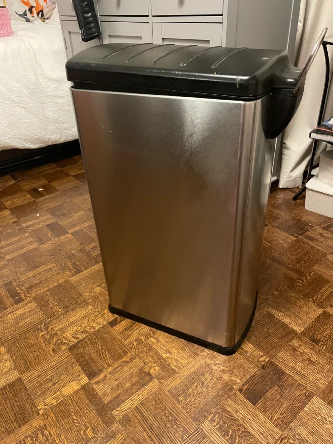 Stainless Steel Step Trash Can - photo 5