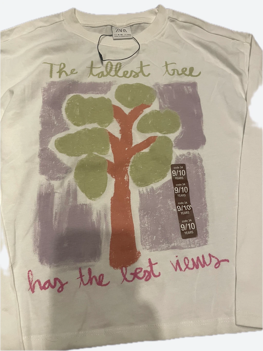 New Zara Long Sleeve T-Shirt - Size 9-10 Years - photo 4