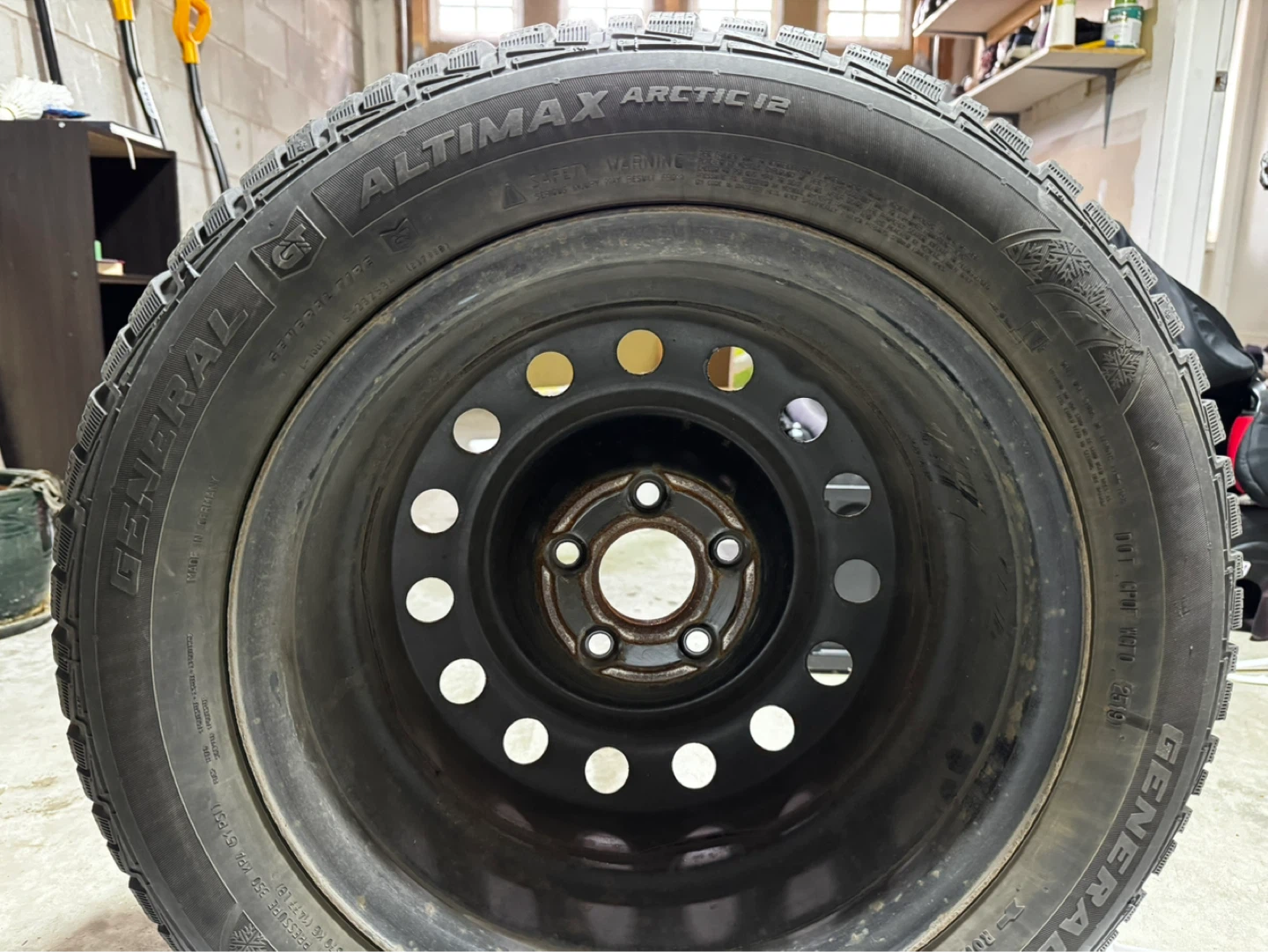 General Altimax Arctic 12 Winter Tires on Rims - 205/55R16