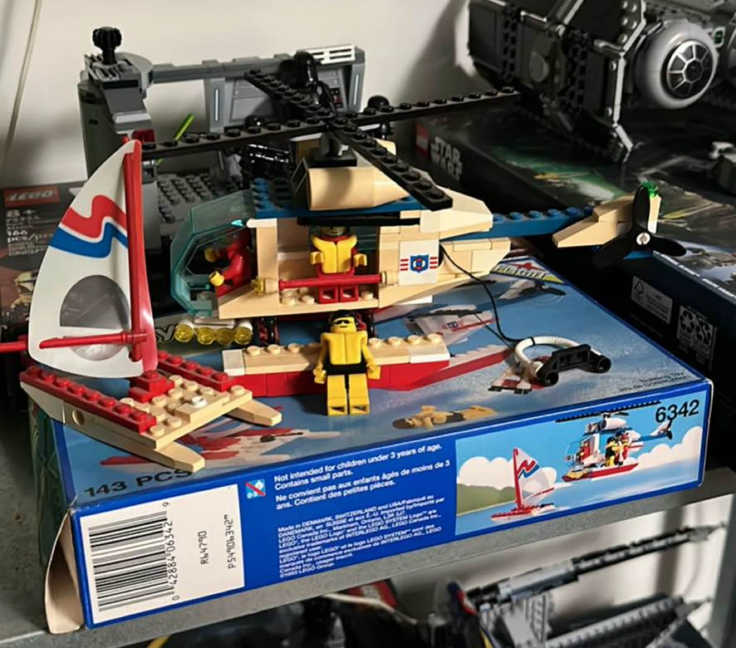 Vintage LEGO City Rescue Helicopter 6342