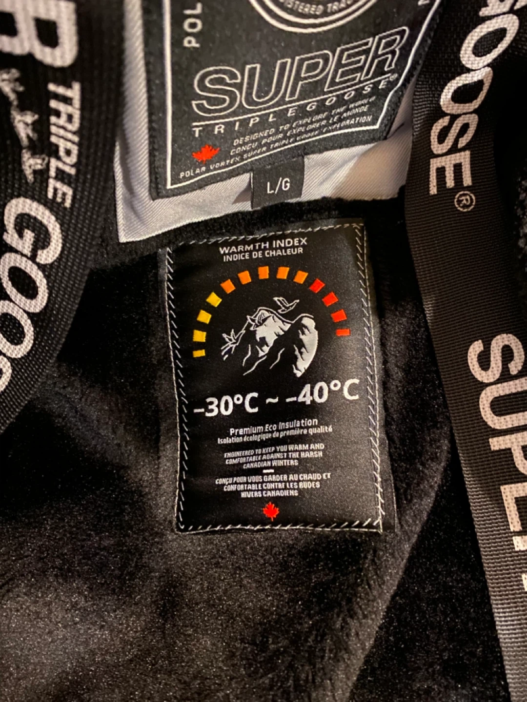 Super Triple Goose Winter Parka Jacket L/G - photo 4