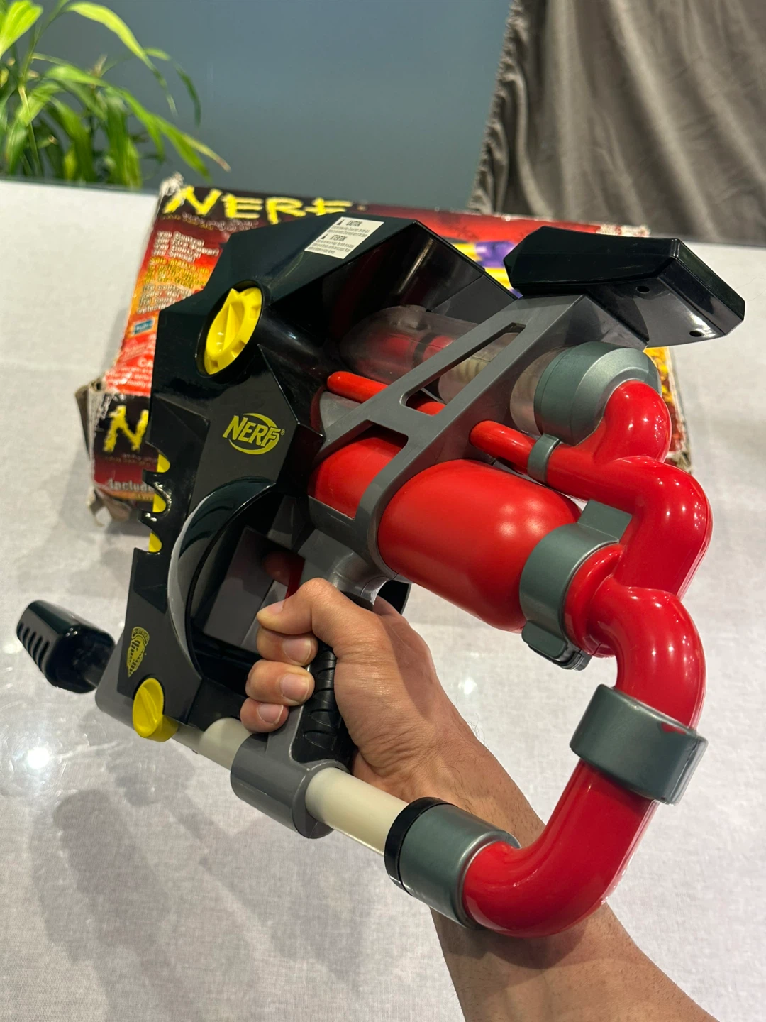 Nerf Rapid Fire 20 Foam Dart Blaster Vintage 2001 - photo 4
