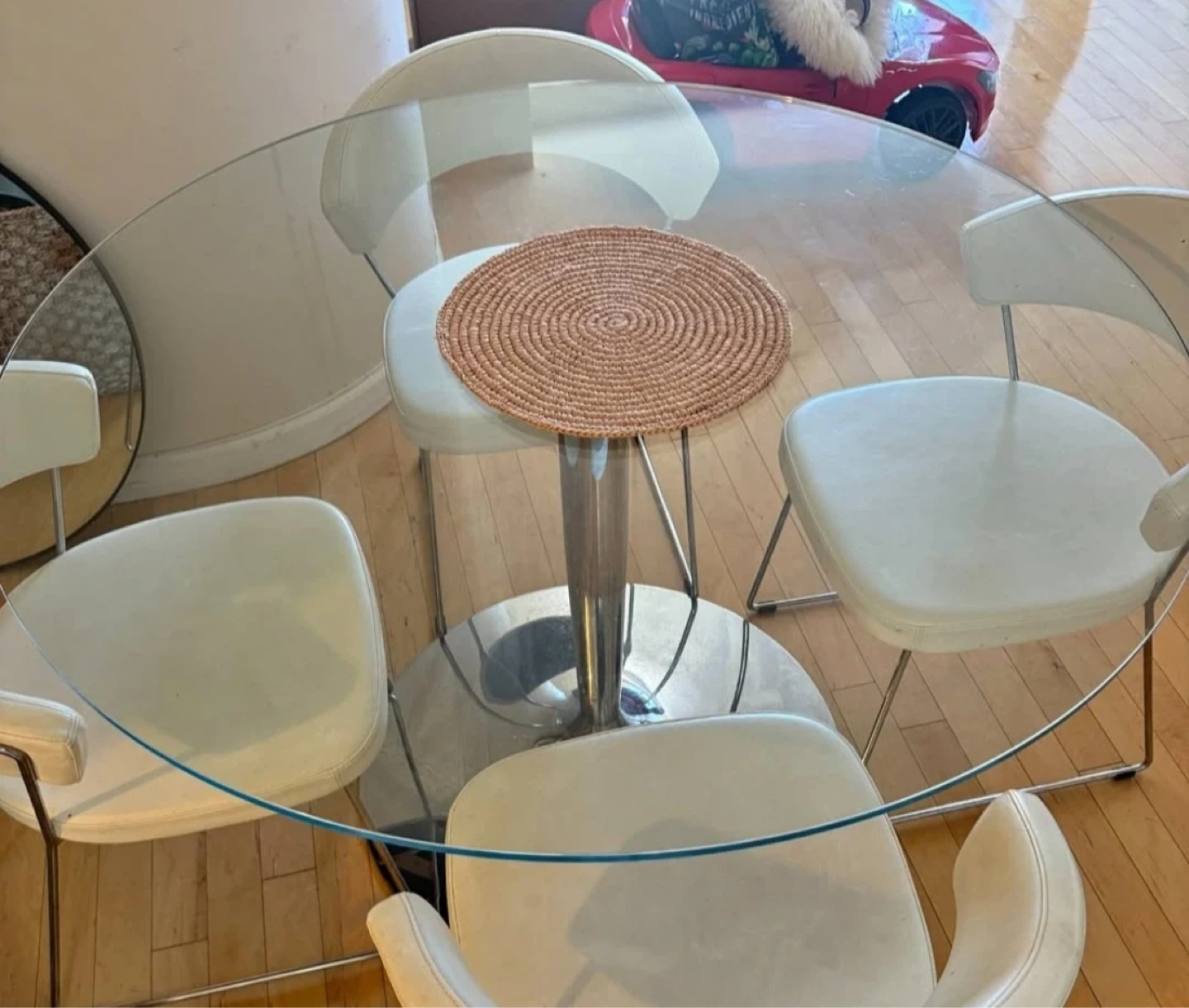 Glass Top Dining Table only No chairs