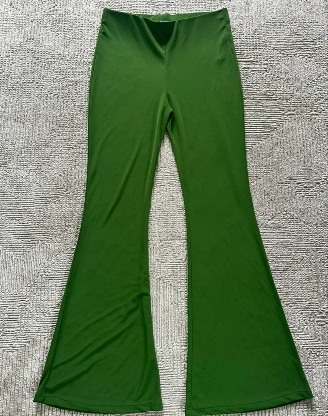 Zara Green Flare Pants Size L