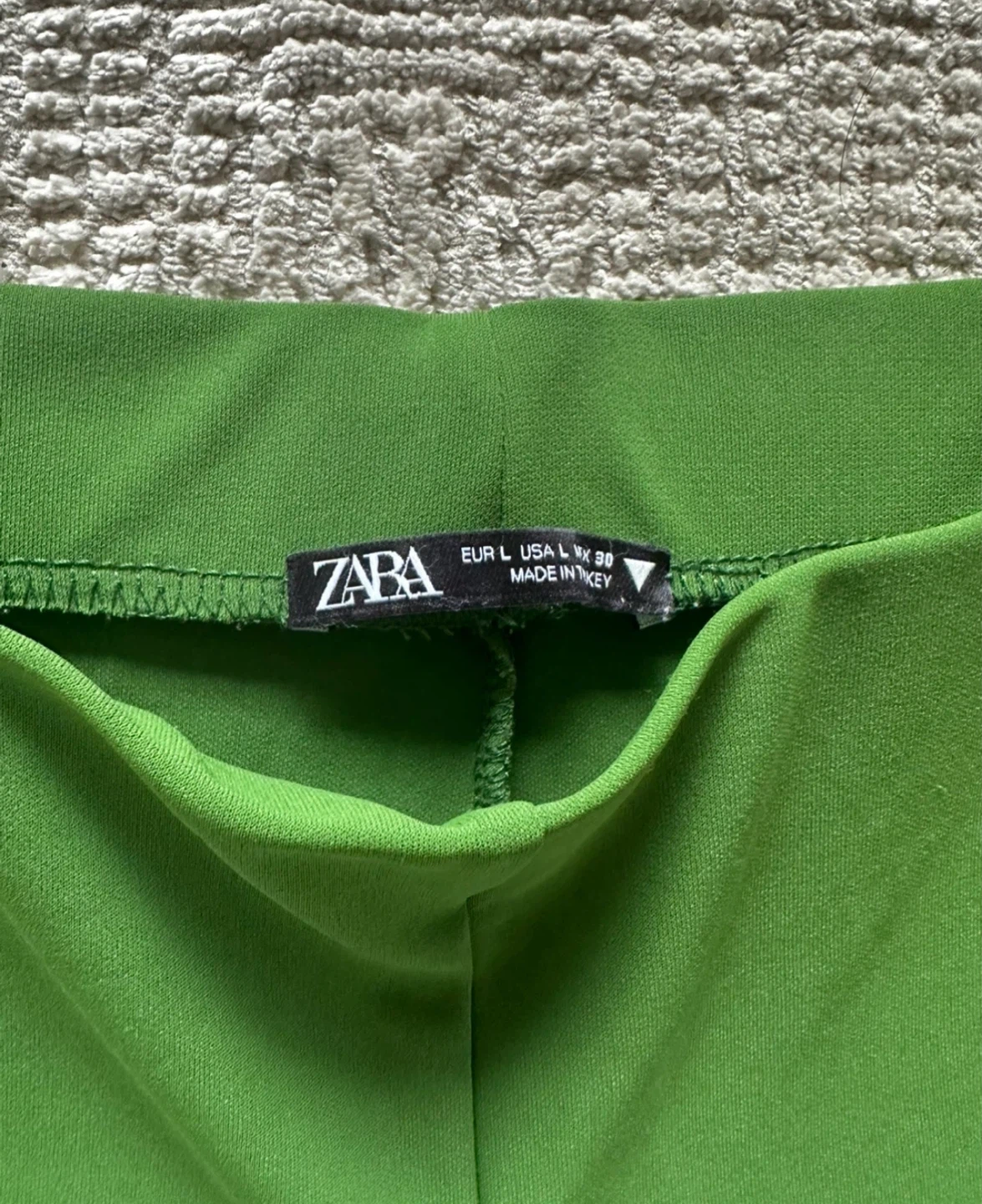 Zara Green Flare Pants Size L - photo 2
