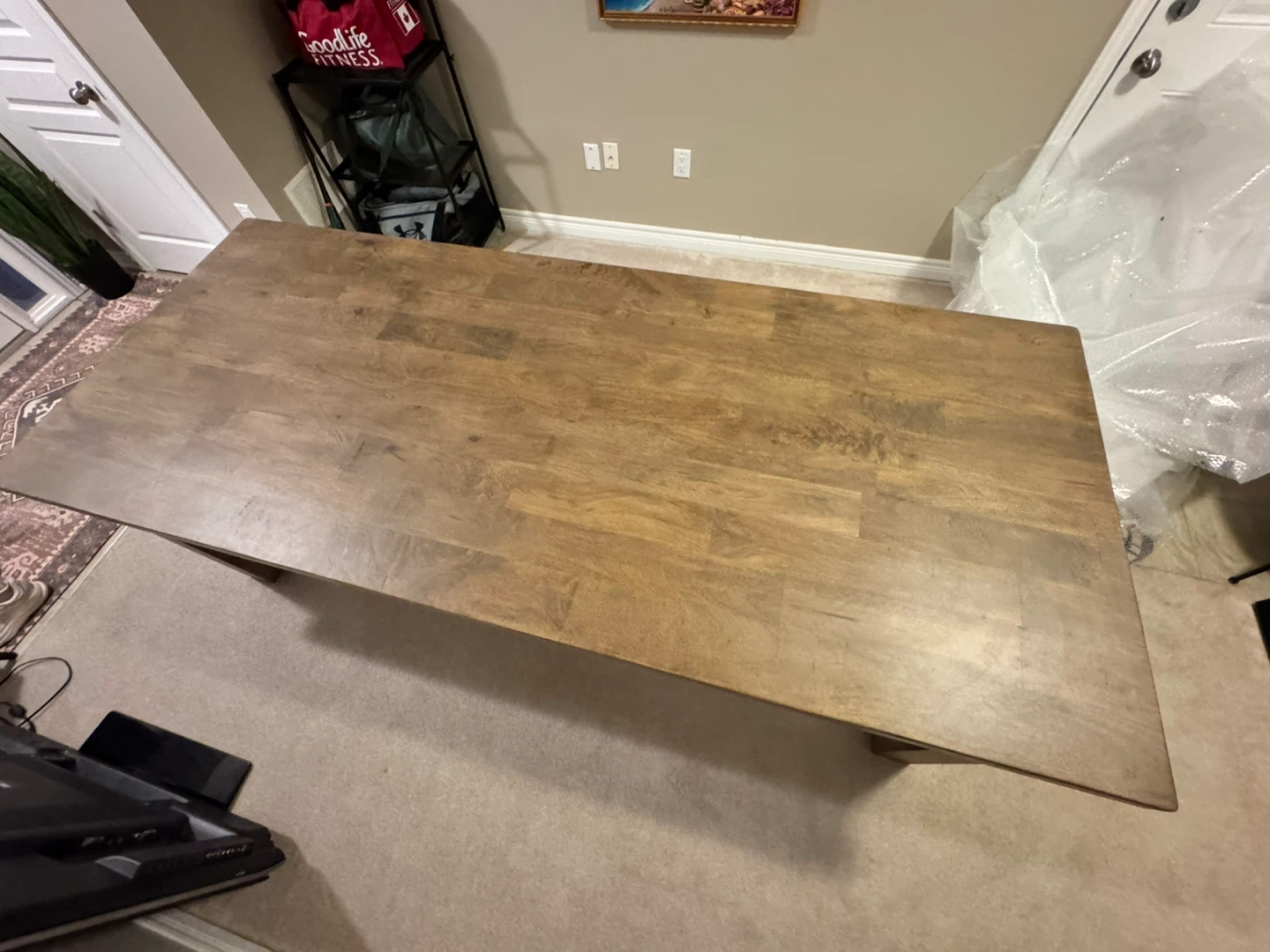 Large Solid Wood Dining Table - photo 2