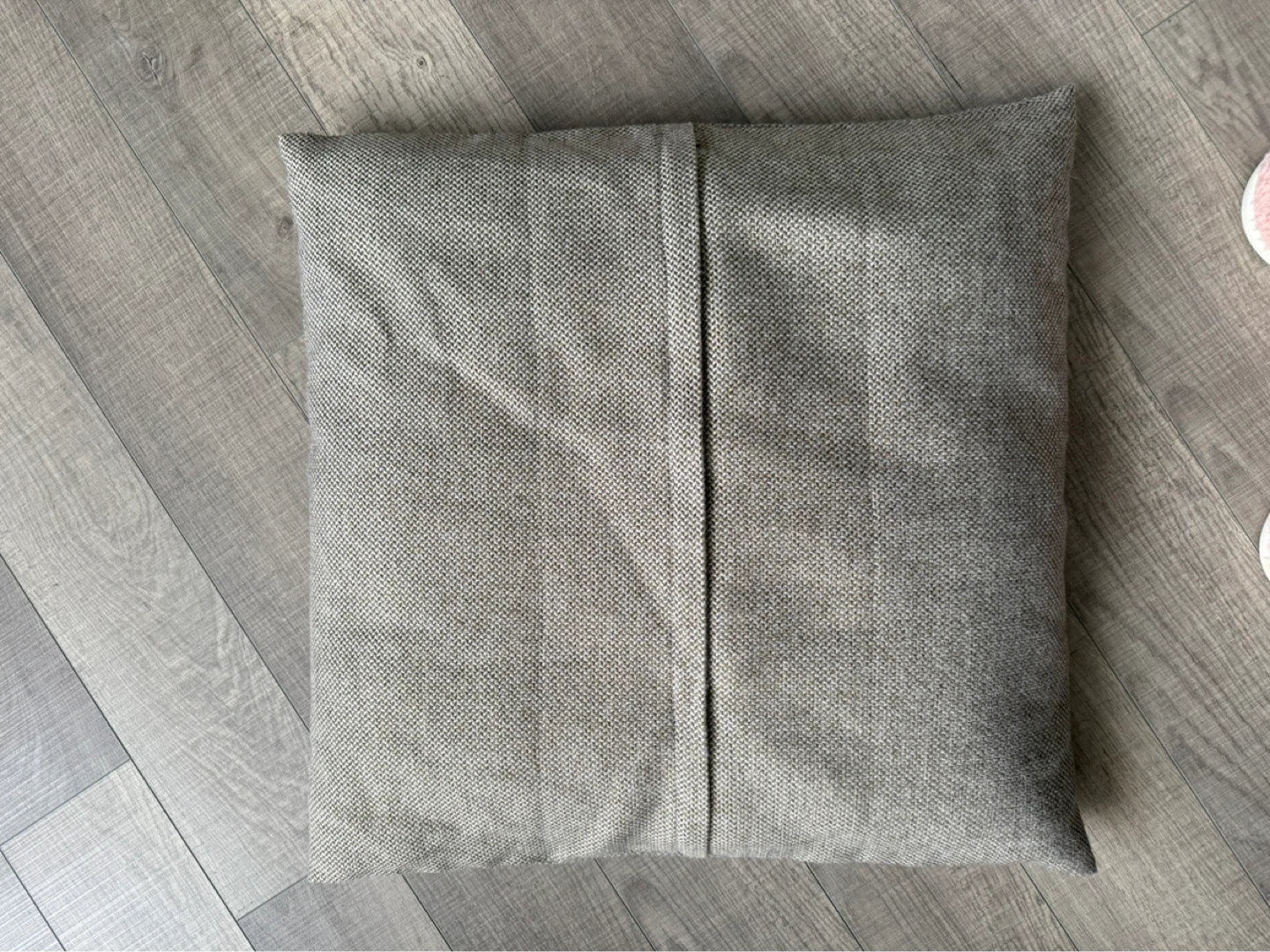 Muji Wabi-sabi Vibe Grey Square Pillow Cushion - photo 2