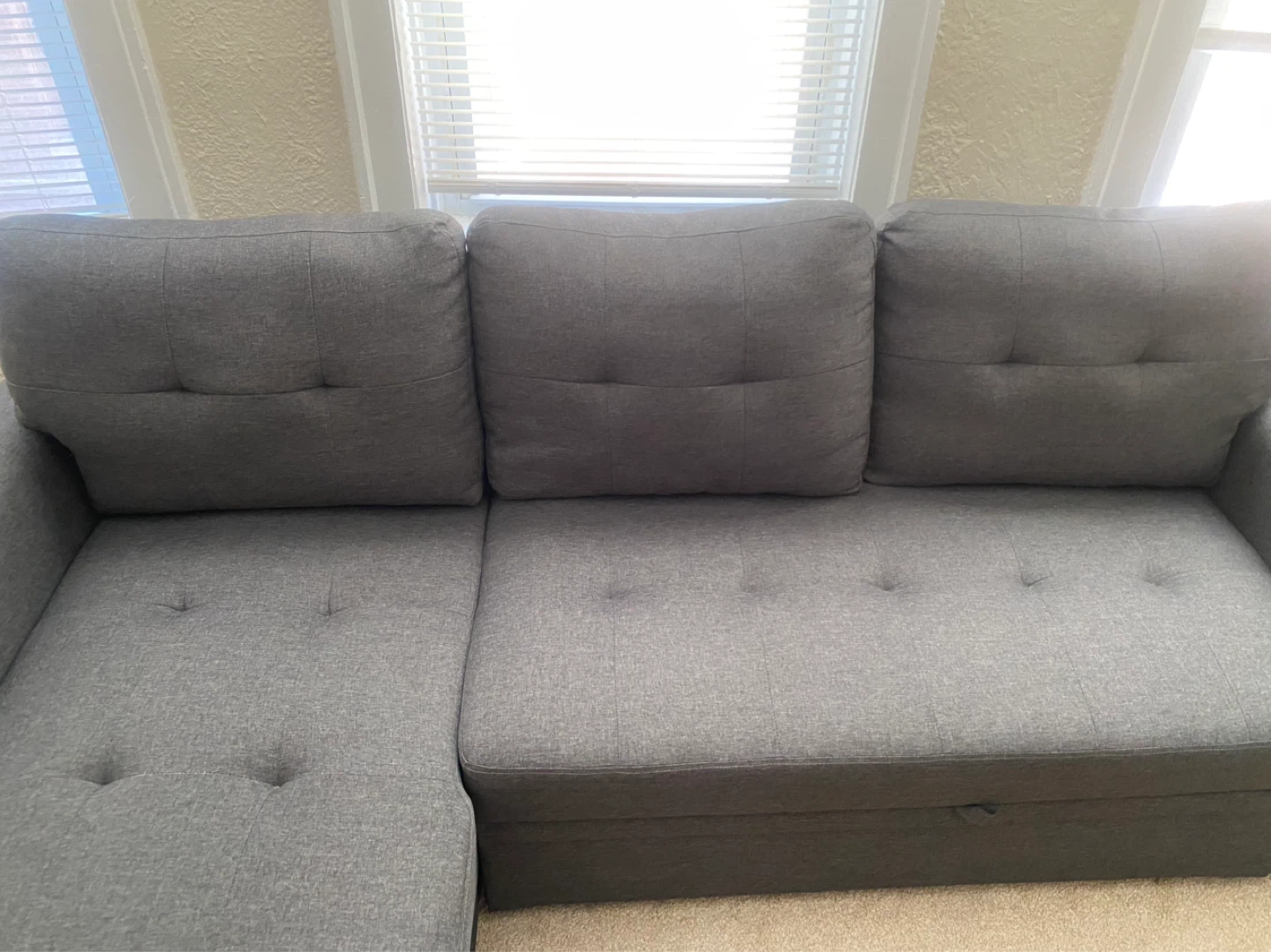 Convertible Sectional Sleeper Sofa Bed - photo 5