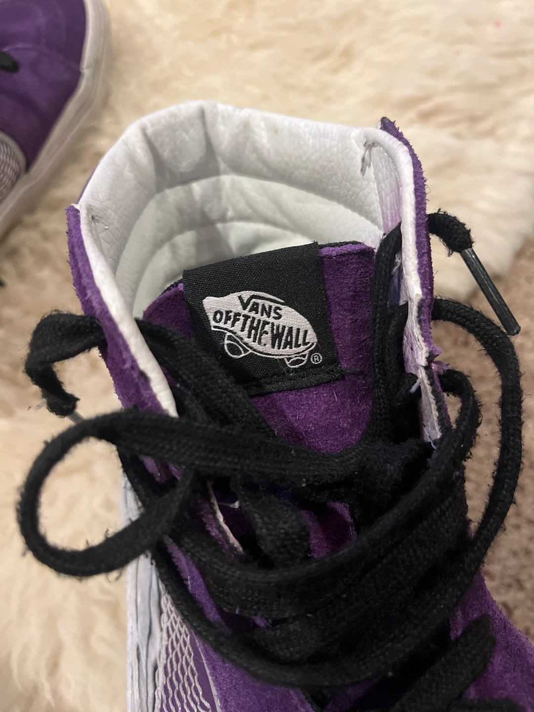 Vans Sk8-Hi Purple Suede High Top Sneakers - photo 4