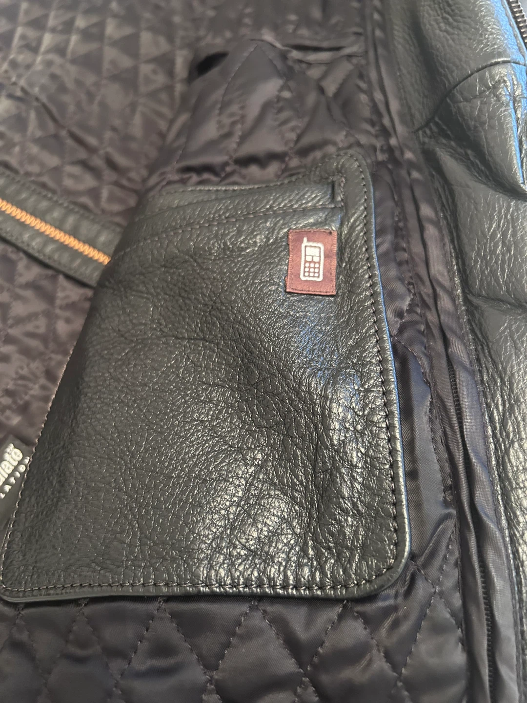 Danier Black Leather Jacket - Size L - photo 5