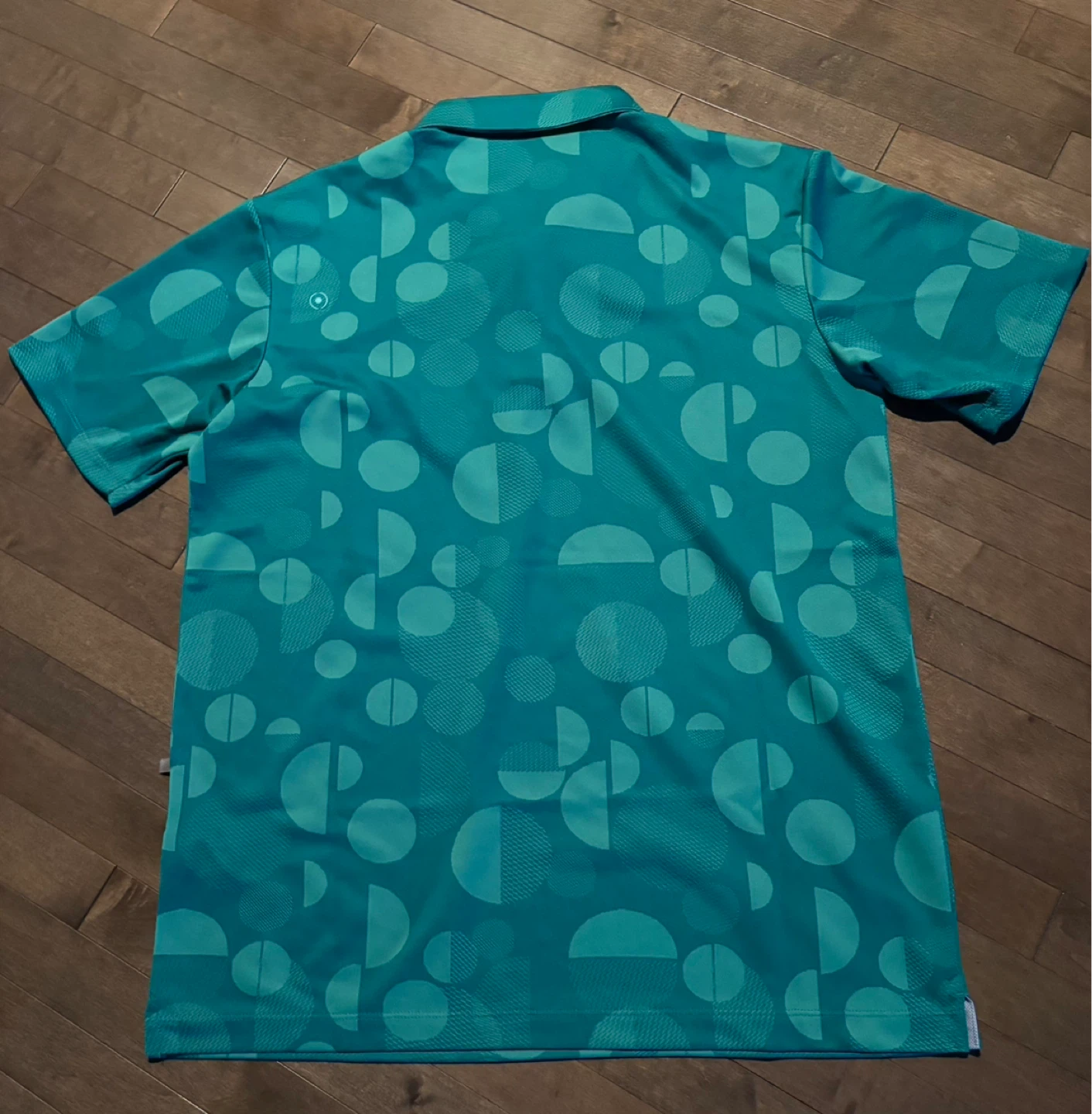 PING Golf Polo Shirt - Teal Geometric Pattern - photo 2