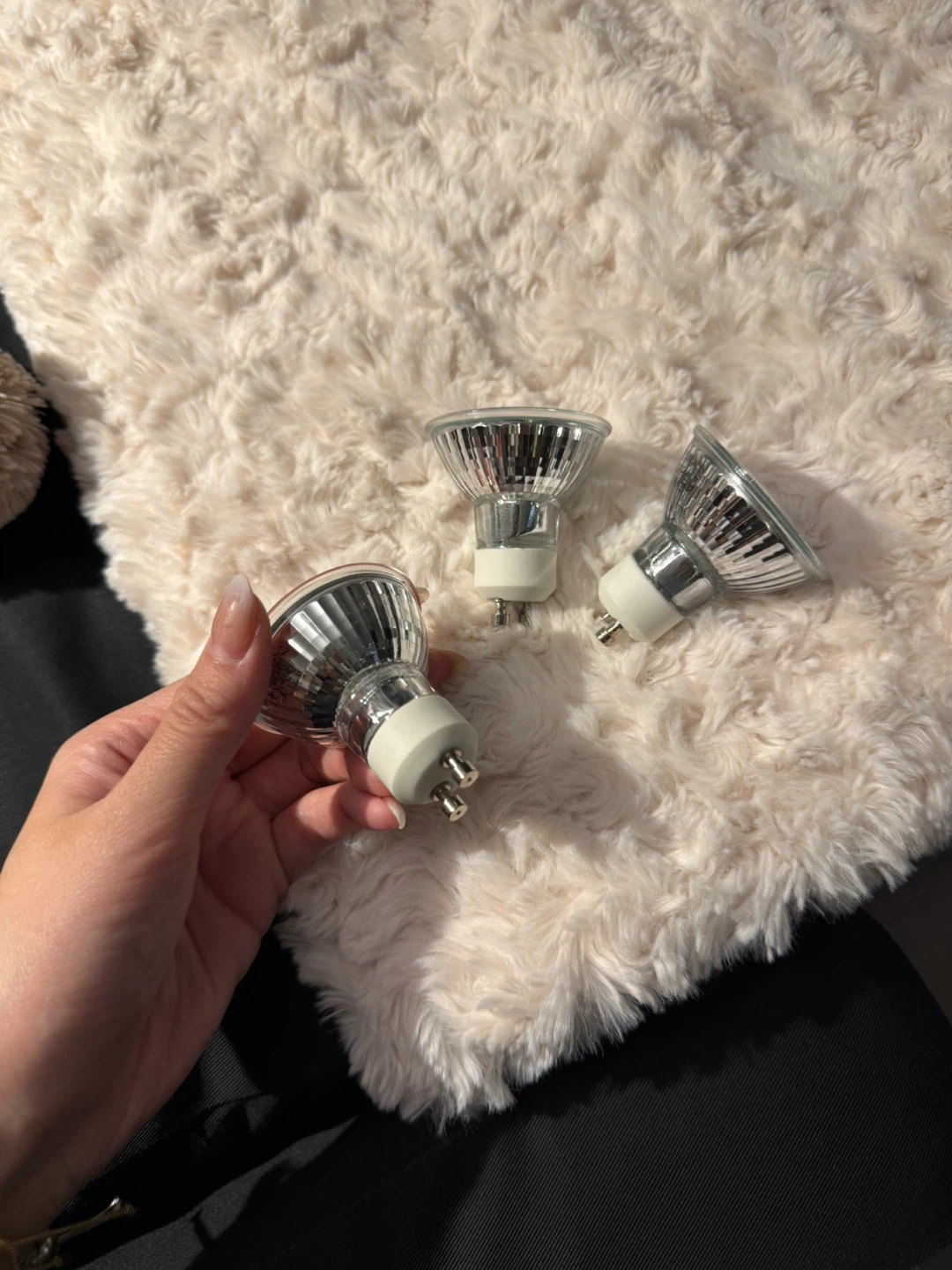 Set of 3 Spotlights GU10 bulbs (downlight bulbs - photo 4