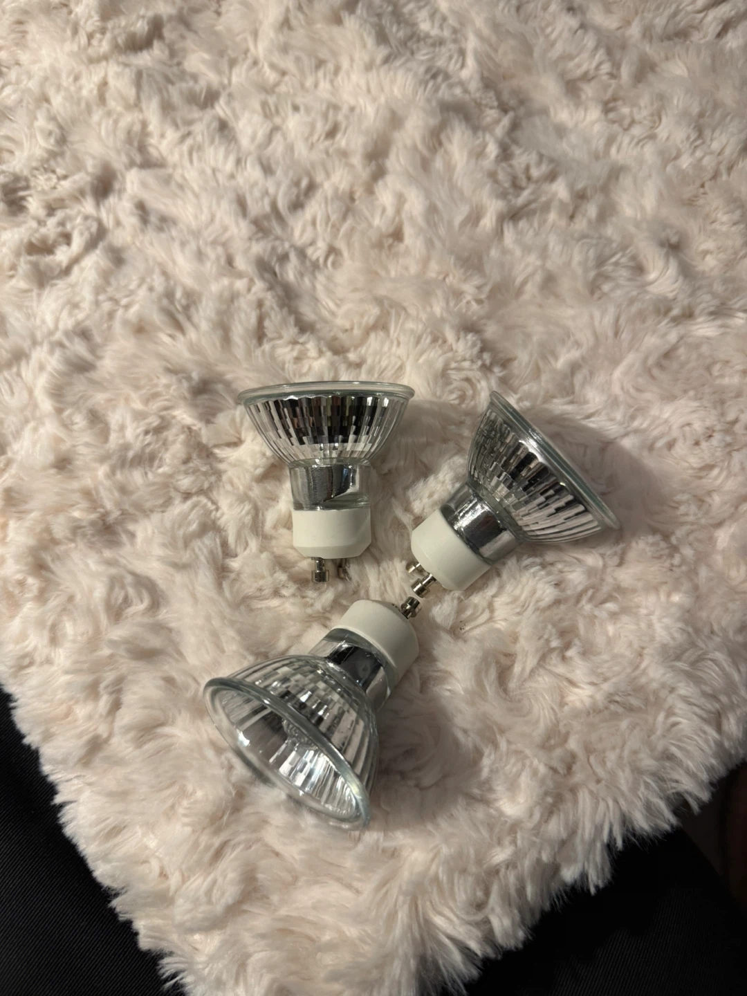 Set of 3 Spotlights GU10 bulbs (downlight bulbs - photo 2